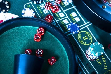 Dice roll result displayed on screen with payout confirmation
